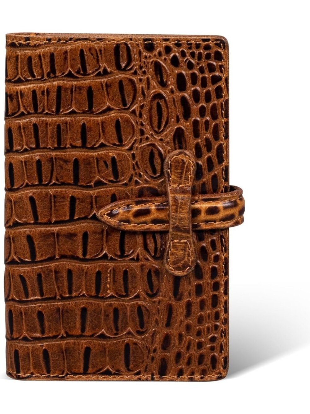 Genuine Leather Passport Holder Travel Bifold Wallet